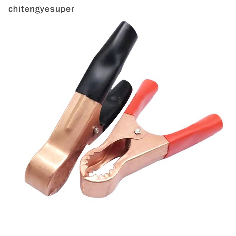 Set 2 Kẹp Cá Sấu Thử Điện 30A Màu Đỏ + Đen CGS Chuyên Dụng Cho Xe Hơi
