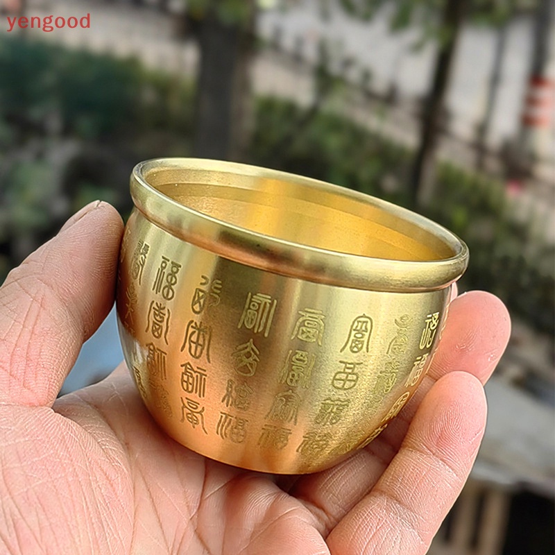 Tượng Phong Thủy May Mắn Hình Trụ Bằng Đồng Thau Sáng Tạo Trang Trí Nhà Cửa