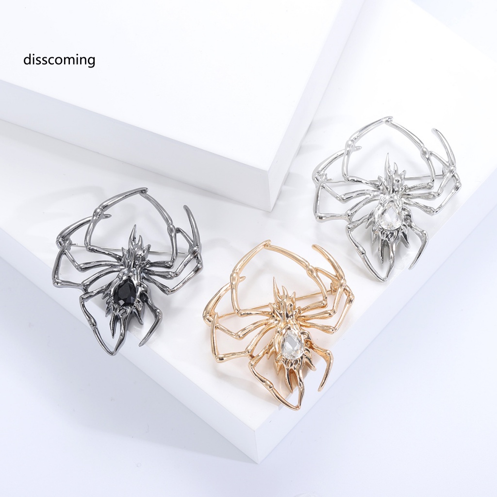 Áo Thun Tay Ngắn In Hình Thời Trang Dành Cho Nữ| Ghim Cài Áo Hình Nhện Đính Đá Thời Trang Cho Nam