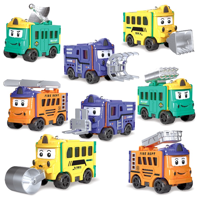 Đồ Chơi Xe Hơi Biến Hình Hoạt Hình Vui Nhộn Cho Bé