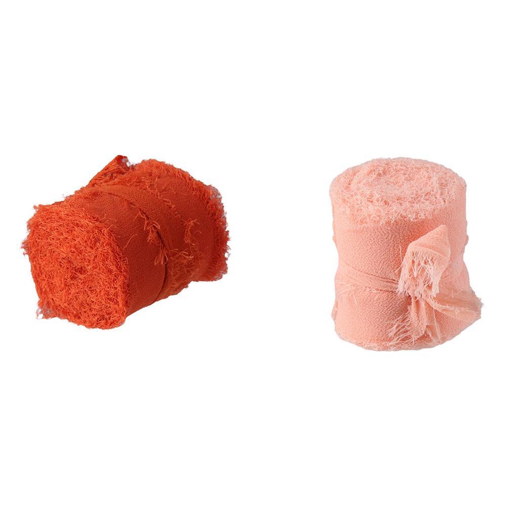 3 Cuộn Ruy Băng Voan Rộng 1.6 "Rộng x 5.5 Yd 1.6" Rộng x 5.5 Yd Nhiều Màu Sắc Dùng Trang Trí Đám Cưới