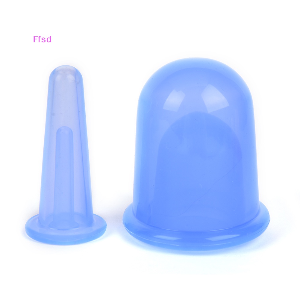 Bộ 4 Cốc Giác Hơi Mát Xa Cơ Thể Bằng Silicone Chống Cellulite