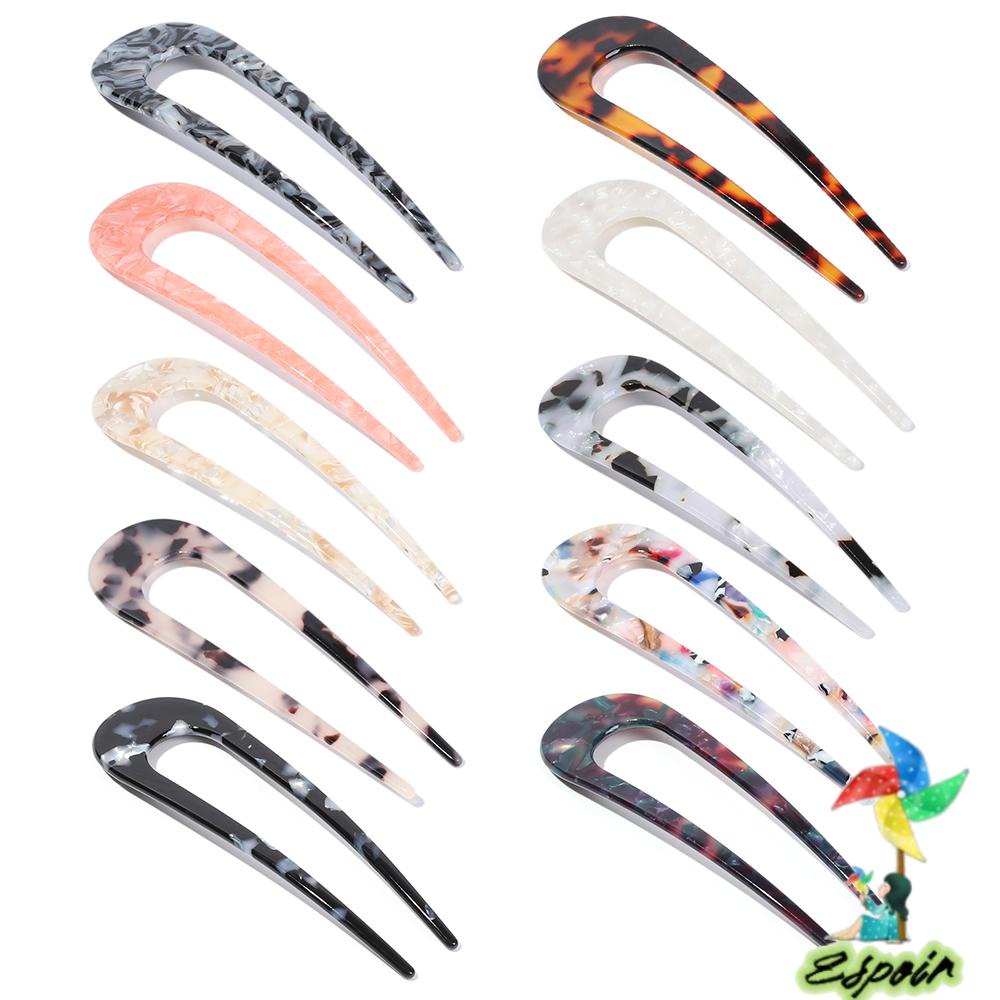 ESPO Trâm Cài Tóc Dạng Cong Chữ U Tạo Kiểu Tóc Thời Trang Cho Nữ