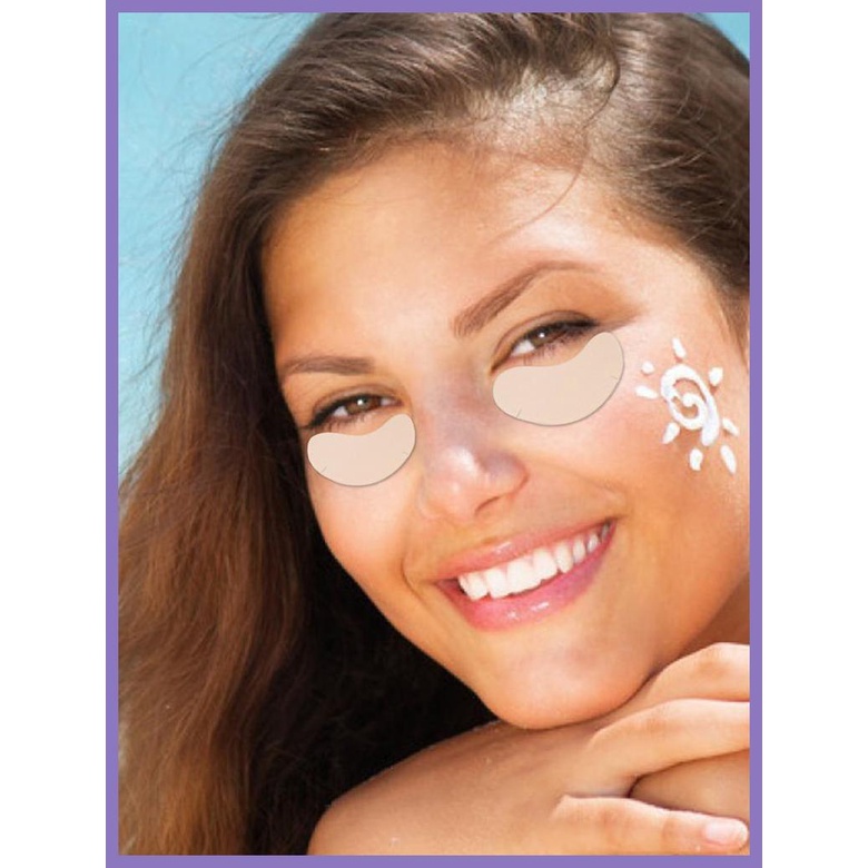 Miếng Dán Chống Nắng Tia UV Cắt Bỏ Tàn Nhang Chăm Sóc Da Mịn Màng Khi Chơi Golf nota2vn