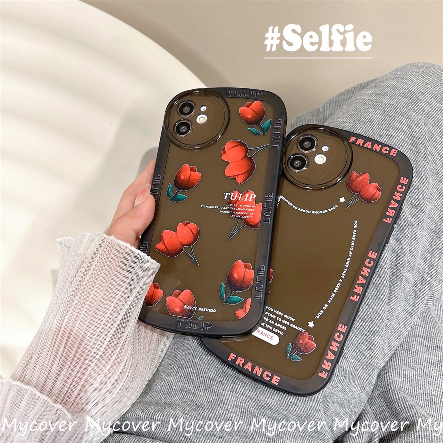 Ốp Điện Thoại Silicon Mềm Họa Tiết Hoa Bảo Vệ Cho iPhone 11 13 12 14 Pro Max X XR Xs Max 6 7 8 Plus