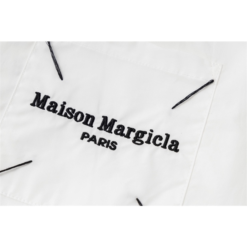 Áo Sơ Mi Họa Tiết Thêu Mai-son88 Mar-giela- M-M-6 Thời Trang Cho Cả Nam Và Nữ