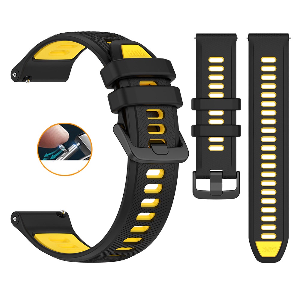 Dây Đeo Silicon Mềm 22mm 20mm Chống Nước Tháo Gỡ Nhanh Cho Garmin Approach S40 Vivoactive 4 3