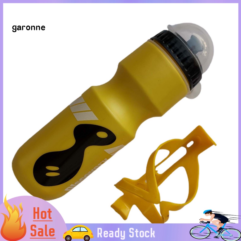 1 Bộ Bình Nước Nhựa 750ml Gắn Tay Lái Xe Đạp Chắc Chắn Chống Bụi &amp; Trượt Cho Nam