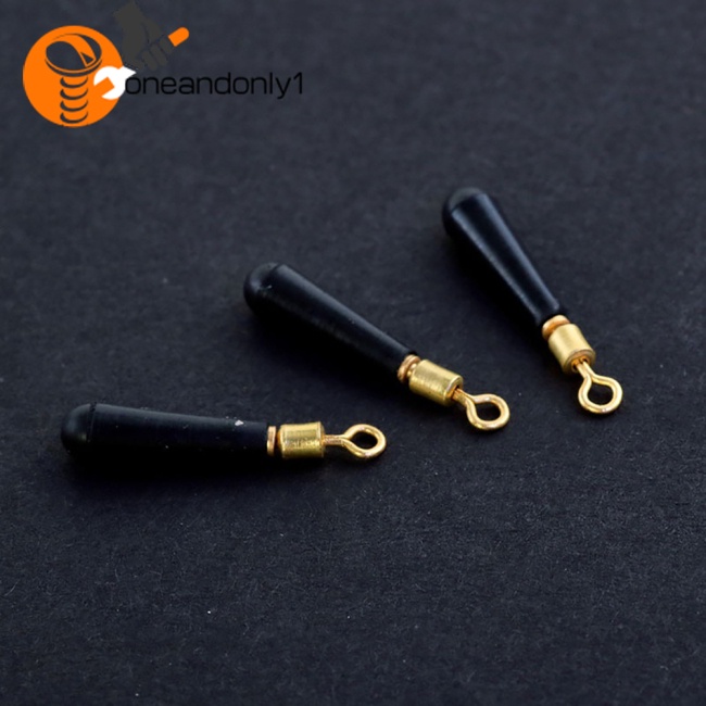 Bộ 100 Phao Câu Cá Bằng Cao Su Đầu Đồng Thau Xoay Được Tiện Dụng