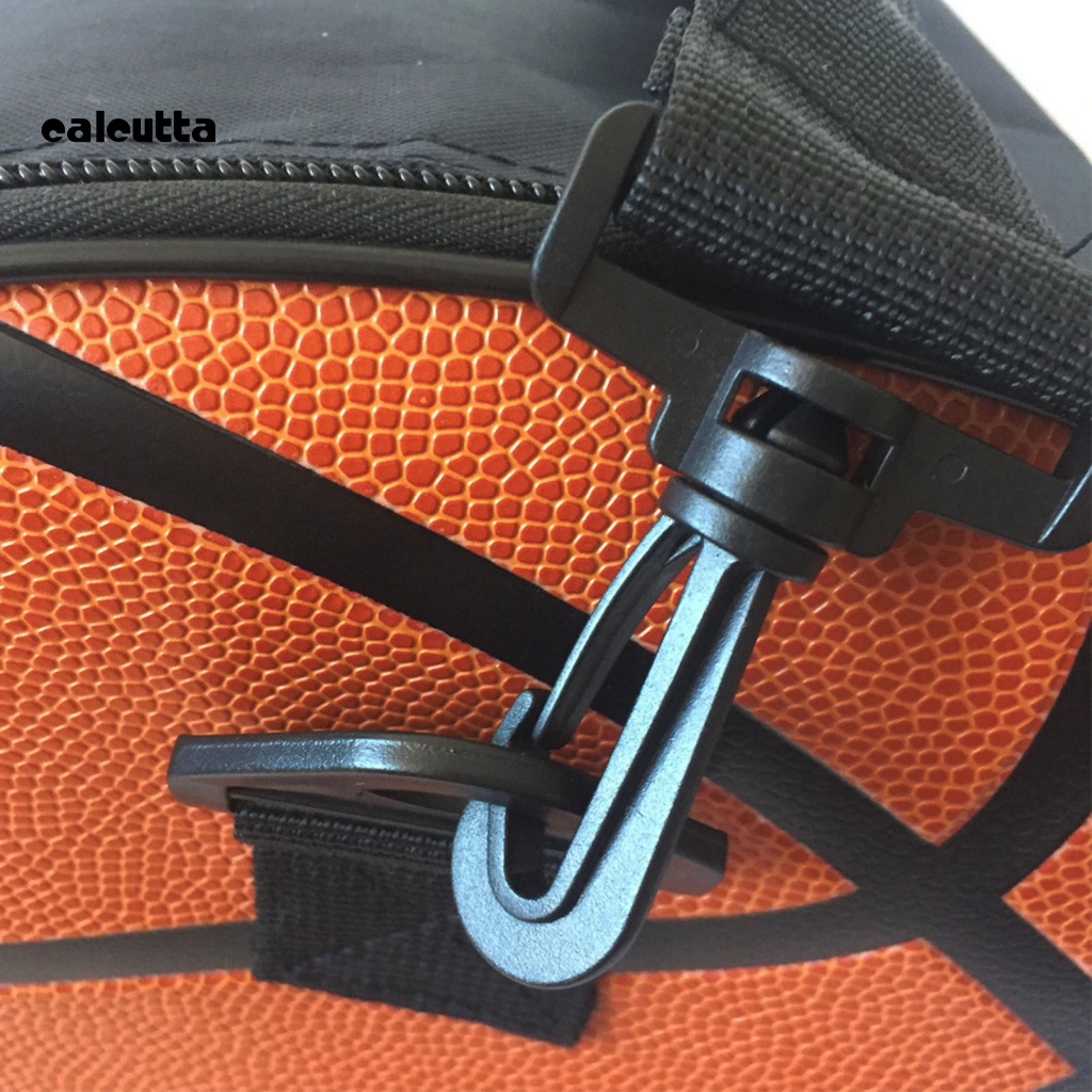 [calcutta] Túi Đựng Bóng Rổ / Bóng Đá Thể Thao Bằng Da Giả Đeo Vai Sức Chứa Lớn Có Thể Tháo Rời