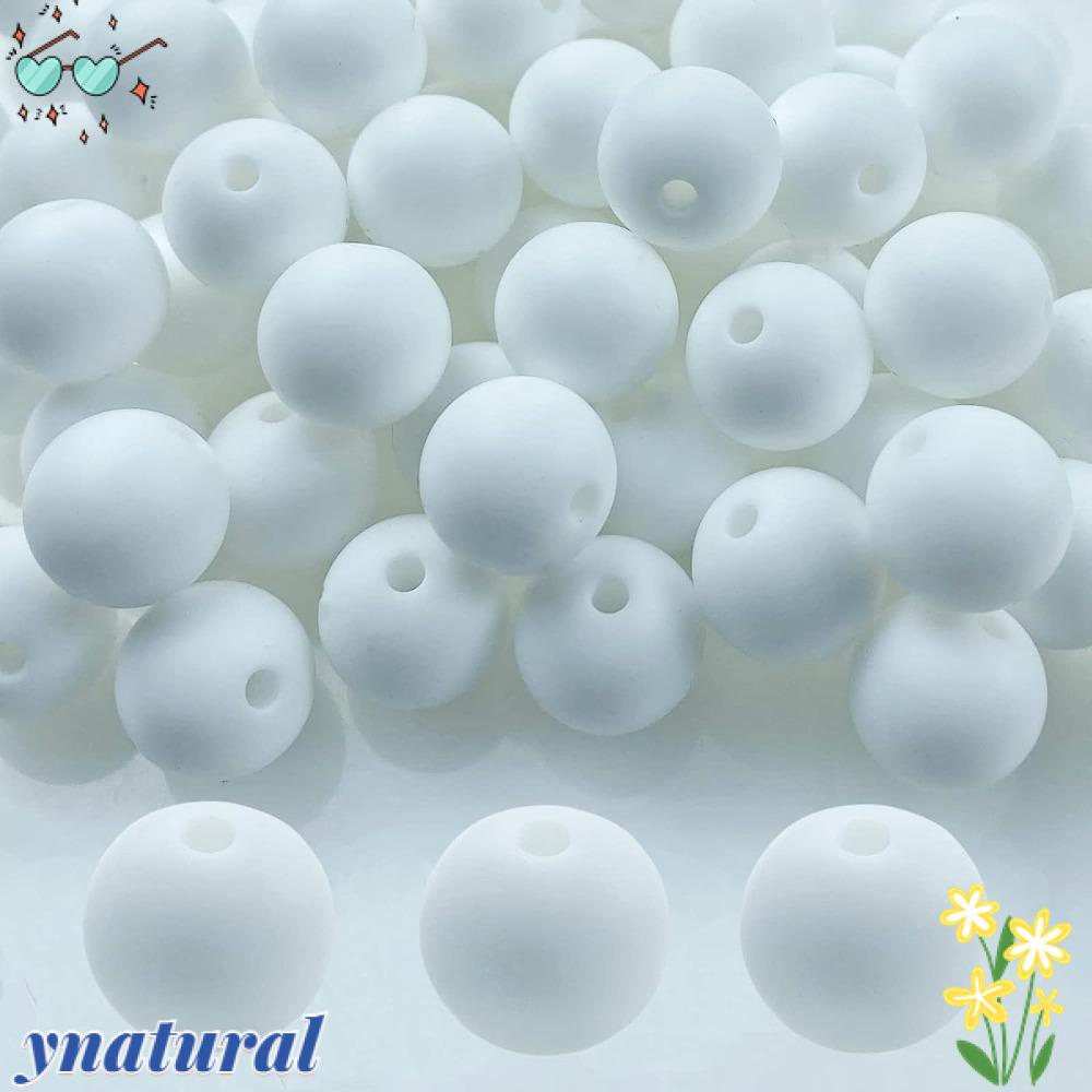 YNATURAL Silicone Hạt Xâu Chuỗi Làm Trang Sức Bằng Silicon Mềm 15Mm