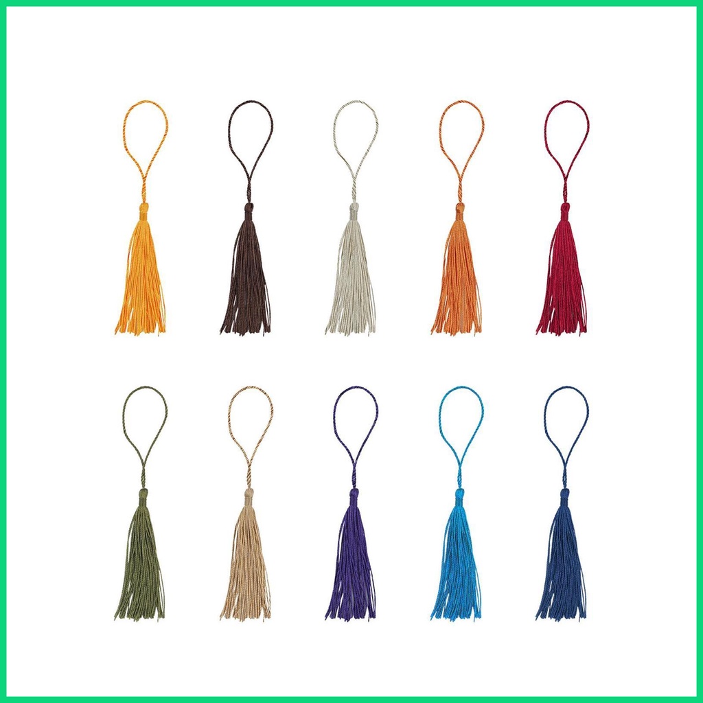 Khuôn Silicone Làm Thẻ Đánh Dấu Trang Sách DIY Kèm Tua Rua Gọn Nhẹ Tiết Kiệm Không Gian