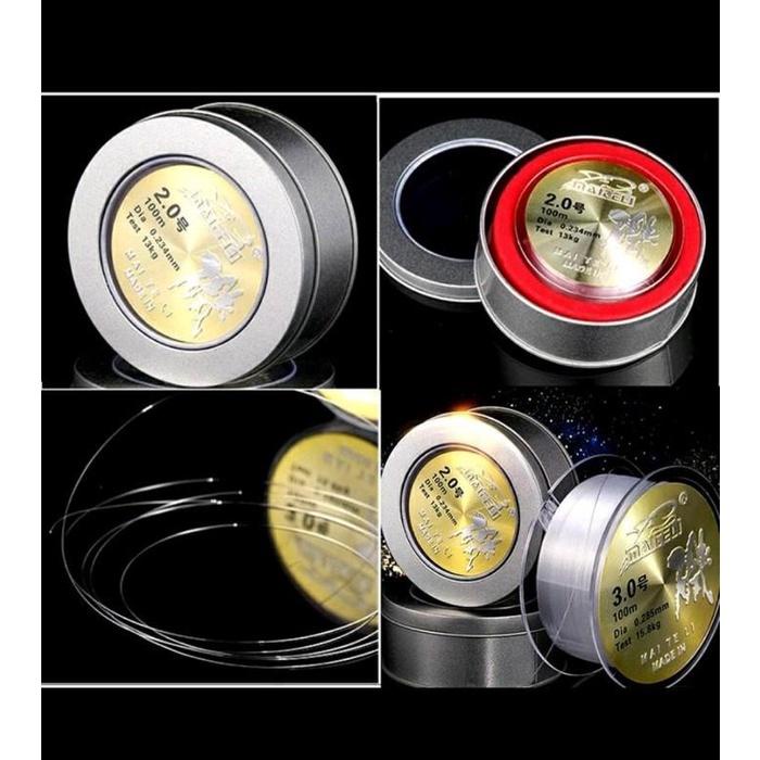 Cước Câu Cá hôp sắt 100m