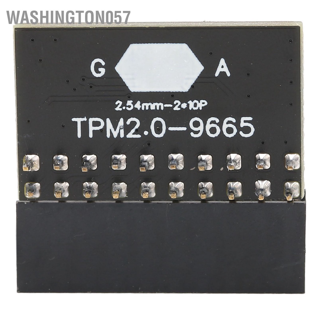 Washington057 Mô-đun bảo mật mã hóa TPM 2.0 20Pin 2 10P Bộ xử lý tiền điện tử độc lập cho Win11 Gigabyte ASUS