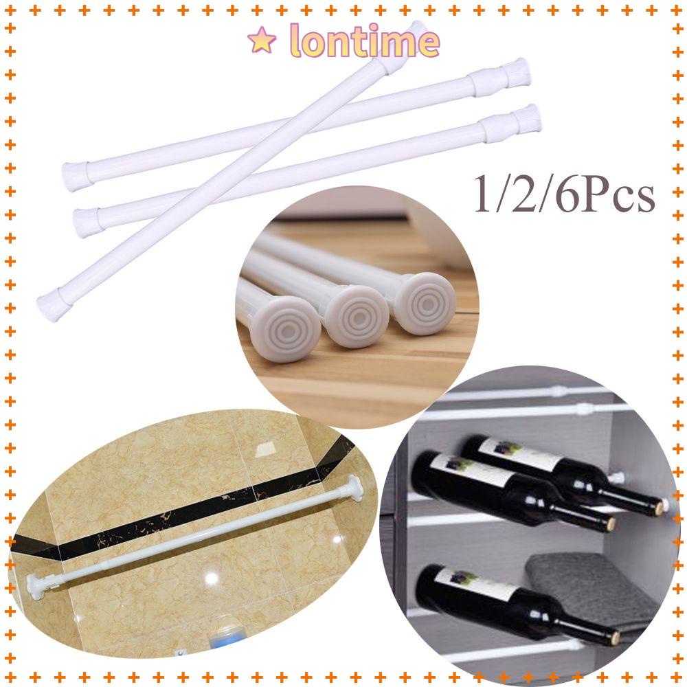 LONTIME Bộ 1 / 2 / 6 Móc Treo Rèm Có Thể Điều Chỉnh Tiện Dụng Cho Phòng Tắm