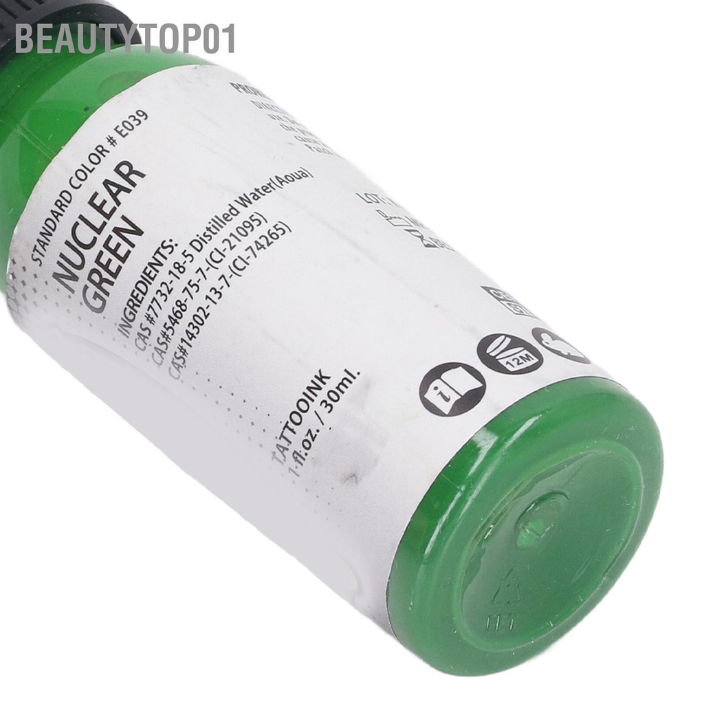 BeautyTop01 Mực xăm Bright Pure Long Lasting Thân thiện với da Sắc tố cho người mới bắt đầu 30ml