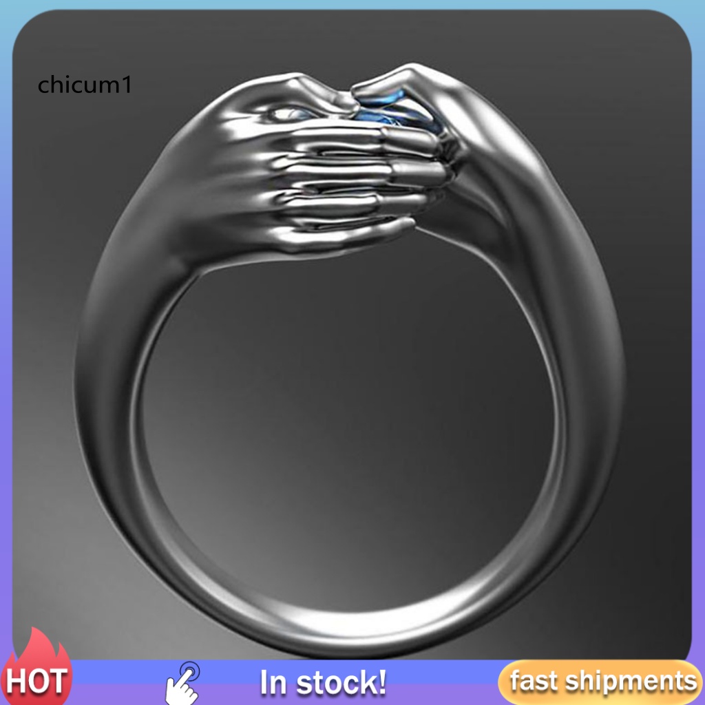 Nhẫn Hợp Kim Mạ Điện Đính Đá Zircon Ôm Sát Tôn Dáng Cho Nữ