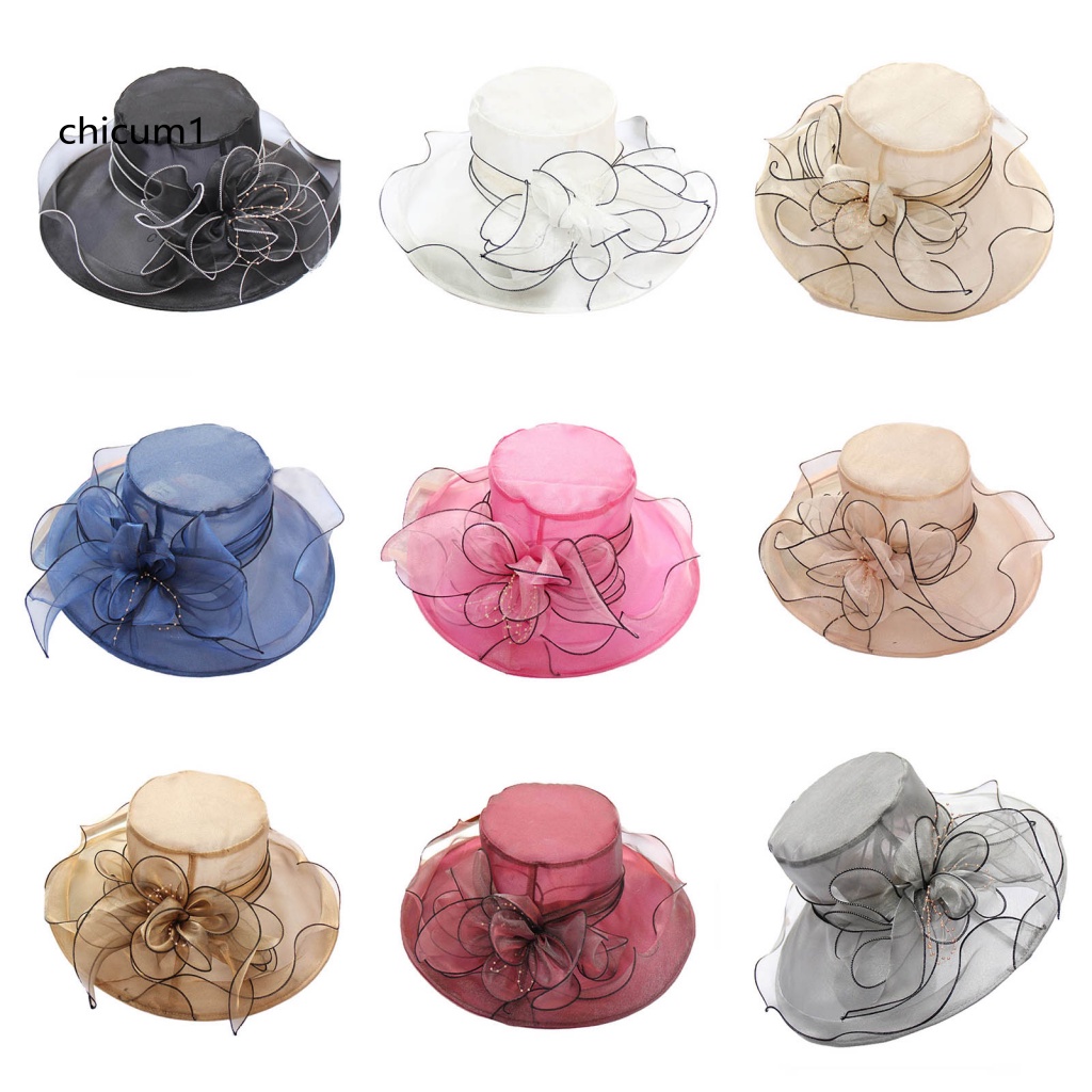 Mũ Chống Nắng Đi Biển Mỏng Nhẹ In Họa Tiết Hoa Thời Trang Tùy Chỉnh