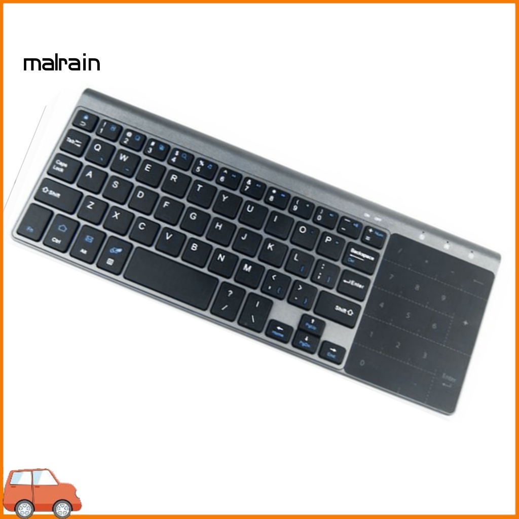 Bàn PhíM Không Dây 24GHz TíCh HợP MàN HìNh CảM ỨNg Cho Android Box Smart TV Notebook Laptop