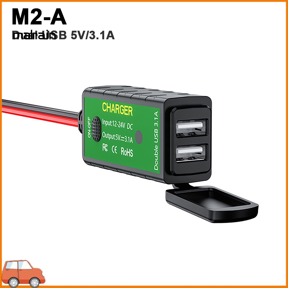 Công Tắc Bật / Tắt Sạc Nhanh Chuyển Đổi Từ M2 31A / 48A SAE Sang USB Type-C