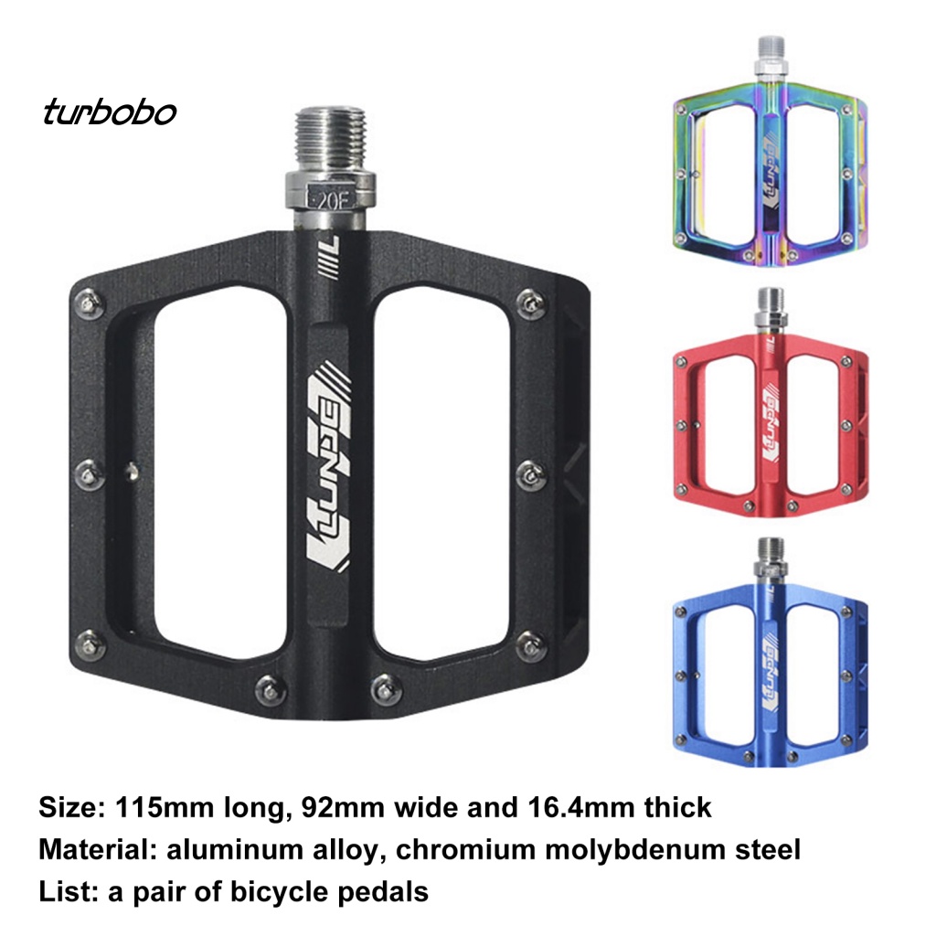 1 Cặp Pê Đan Xe Đạp Trái / Phải Bằng Hợp Kim Nhôm Chống Thấm Nước Tích Hợp Bàn Đạp Cho MTB