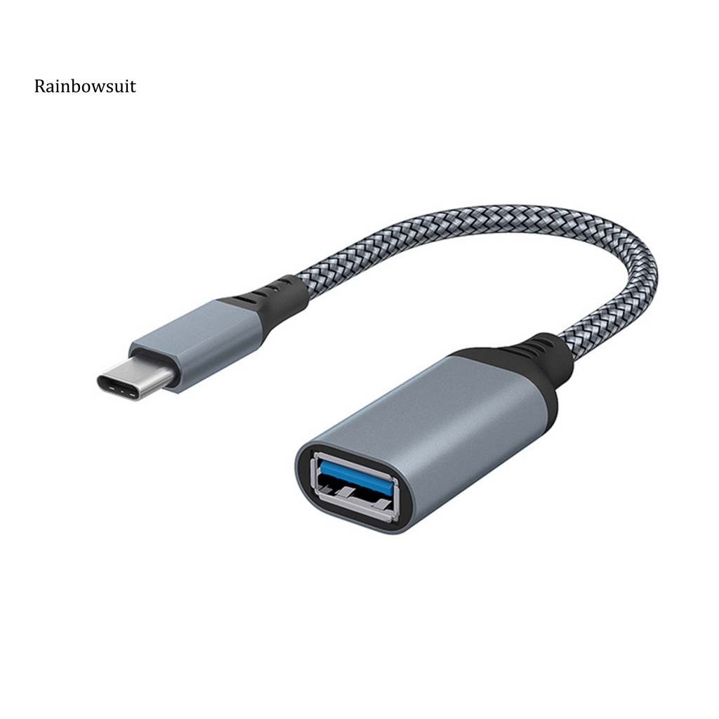 Cáp Chuyển Đổi OTG Type C Sang USB30 5Gbps Hỗ Trợ Kết Nối Chuột Máy Tính / Điện Thoại Đa Hướng