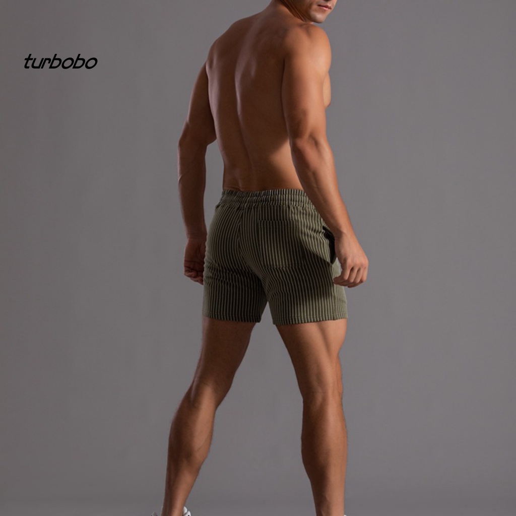 Quần Short Thể Thao Lưng Thun Dây Rút Có Túi Co Giãn Tốt Thời Trang Mùa Hè Cho Nam