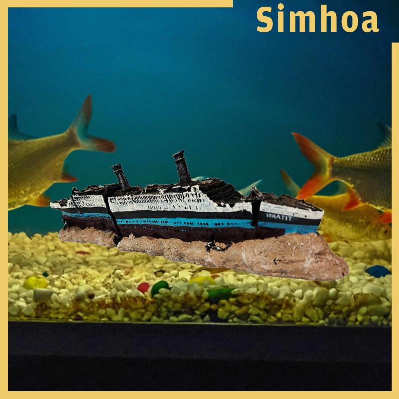 Phụ Kiện Trang Trí Hồ Cá Bằng Polyresin Sáng Tạo