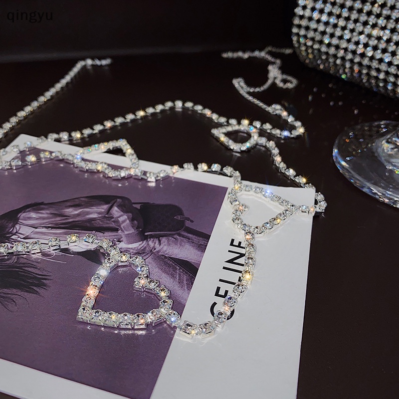 Thắt Lưng Dây Xích Kim Loại Mặt Trái Tim Màu Bạc Mới Cho Nữ