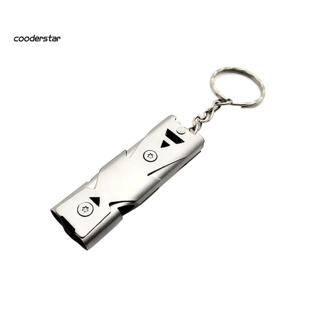 Còi Thổi Sinh Tồn Mini Bằng Thép Không Gỉ