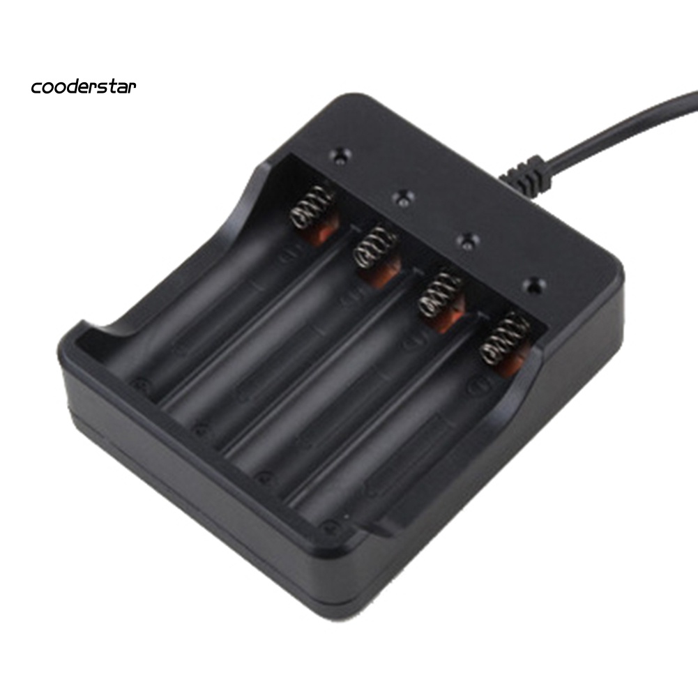 Bộ Sạc Pin Nhanh 42V 4 Khe Cắm EU / US 18650 Lithium Tiện Dụng