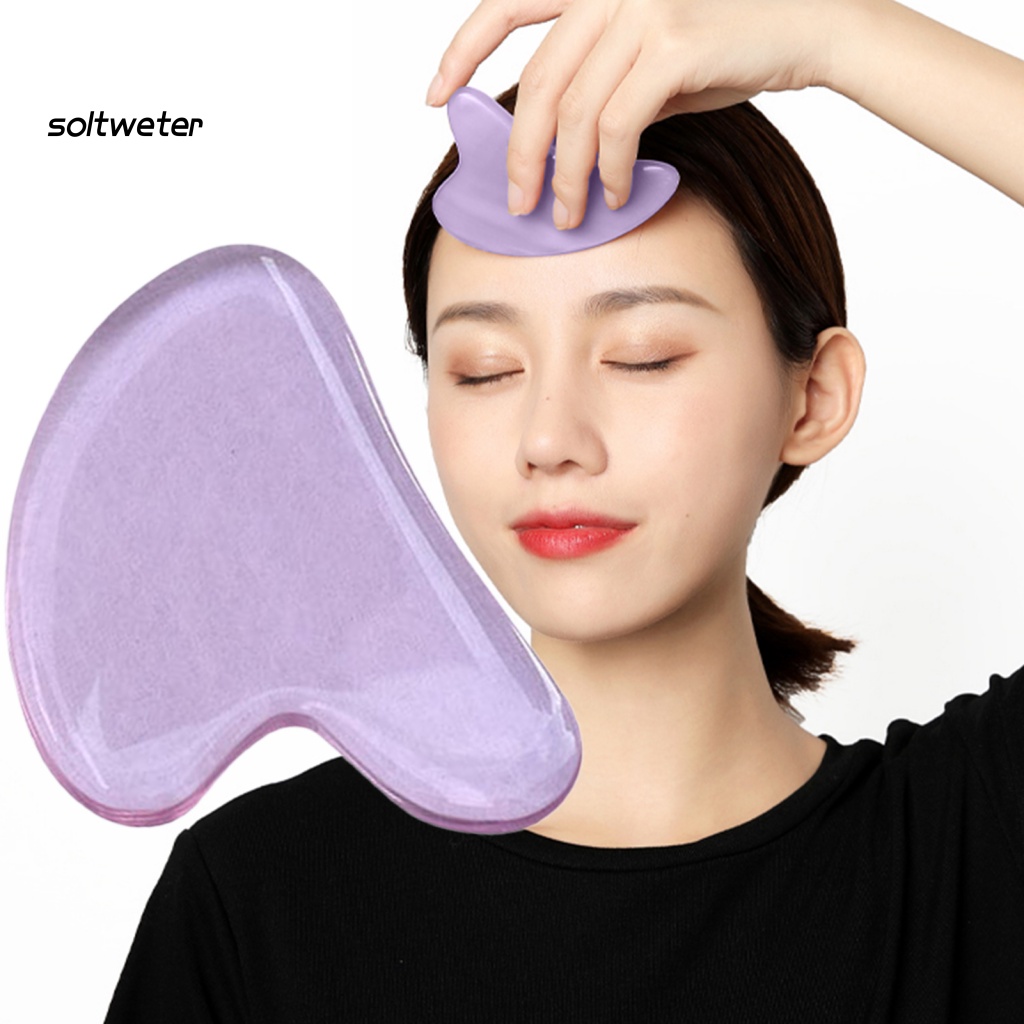 Thanh Lăn Mát Xa Mặt Trong Suốt Hình Trái Tim Tiện Dụng