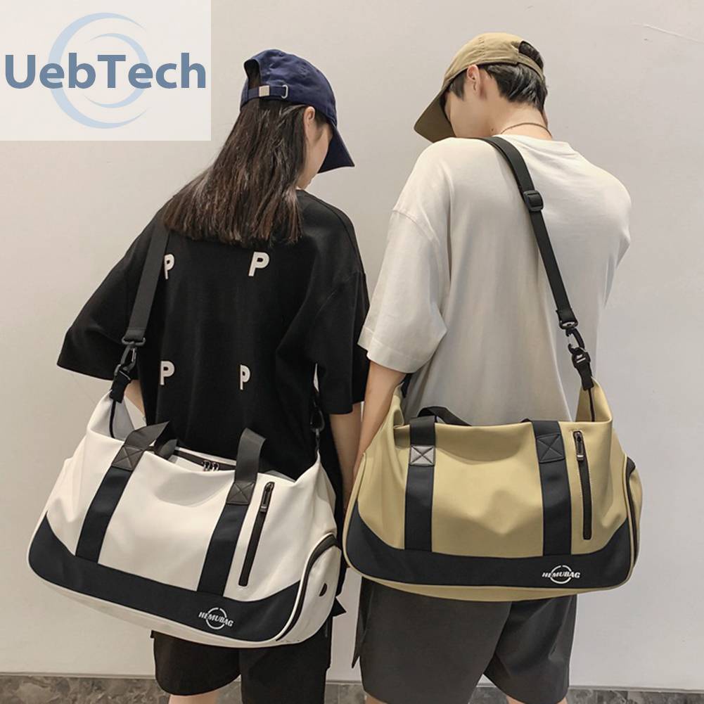 Túi Xách Vải Oxford Chống Thấm Nước Có Bánh Xe Kéo Tiện Dụng Cho Nam Và Nữ