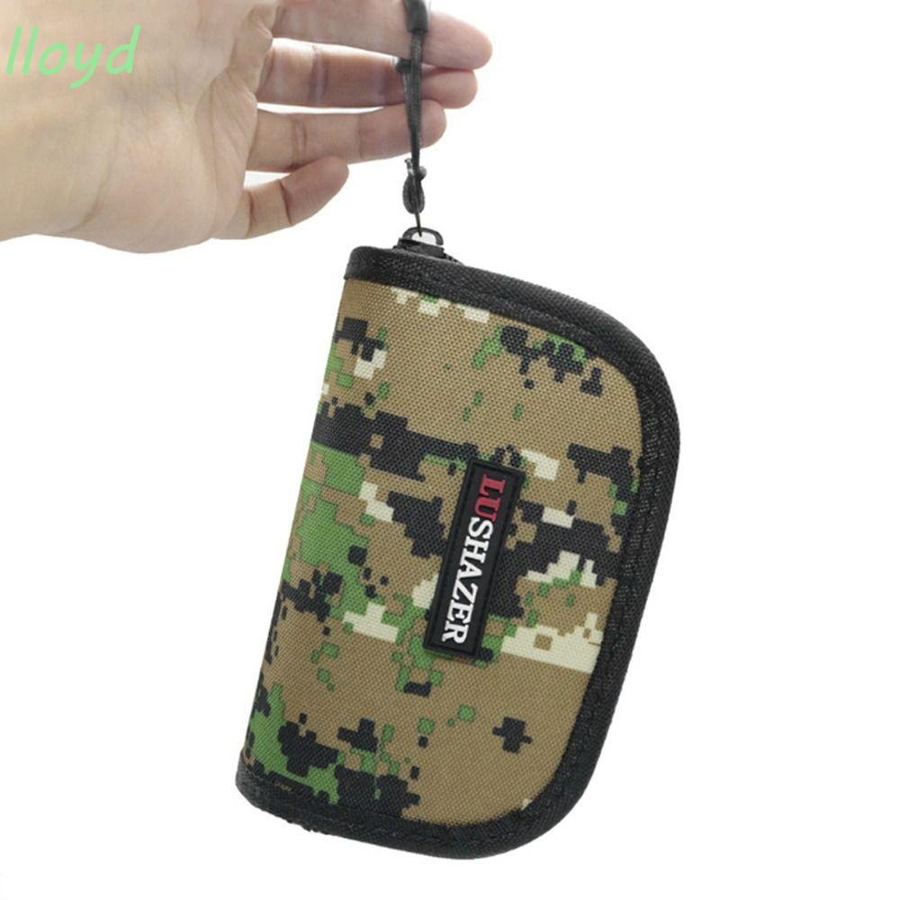 LLOYD Túi Đựng Mồi Câu Cá Xách Tay Vỏ Sò Đính Kim Sa Lấp Lánh