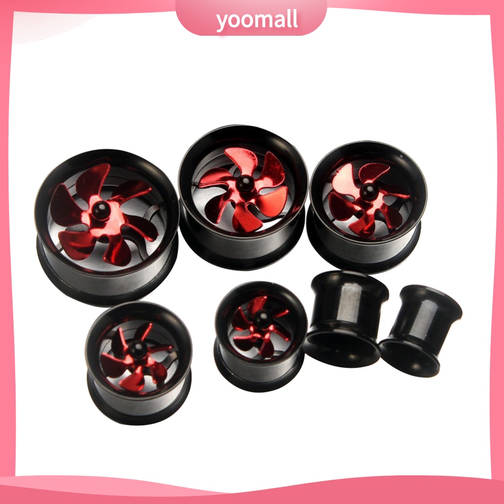 1 Khuyên Nong Tai Hình Cối Xay Gió Bằng Thép Không Gỉ 8-20mm