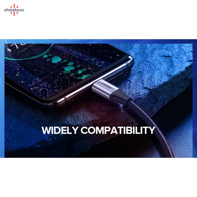 Dây Cáp Sạc Ugreen Type-c 3a Tương Thích Với Android Xiaomi 8 / 9 Huawei Mate20p40 Honor
