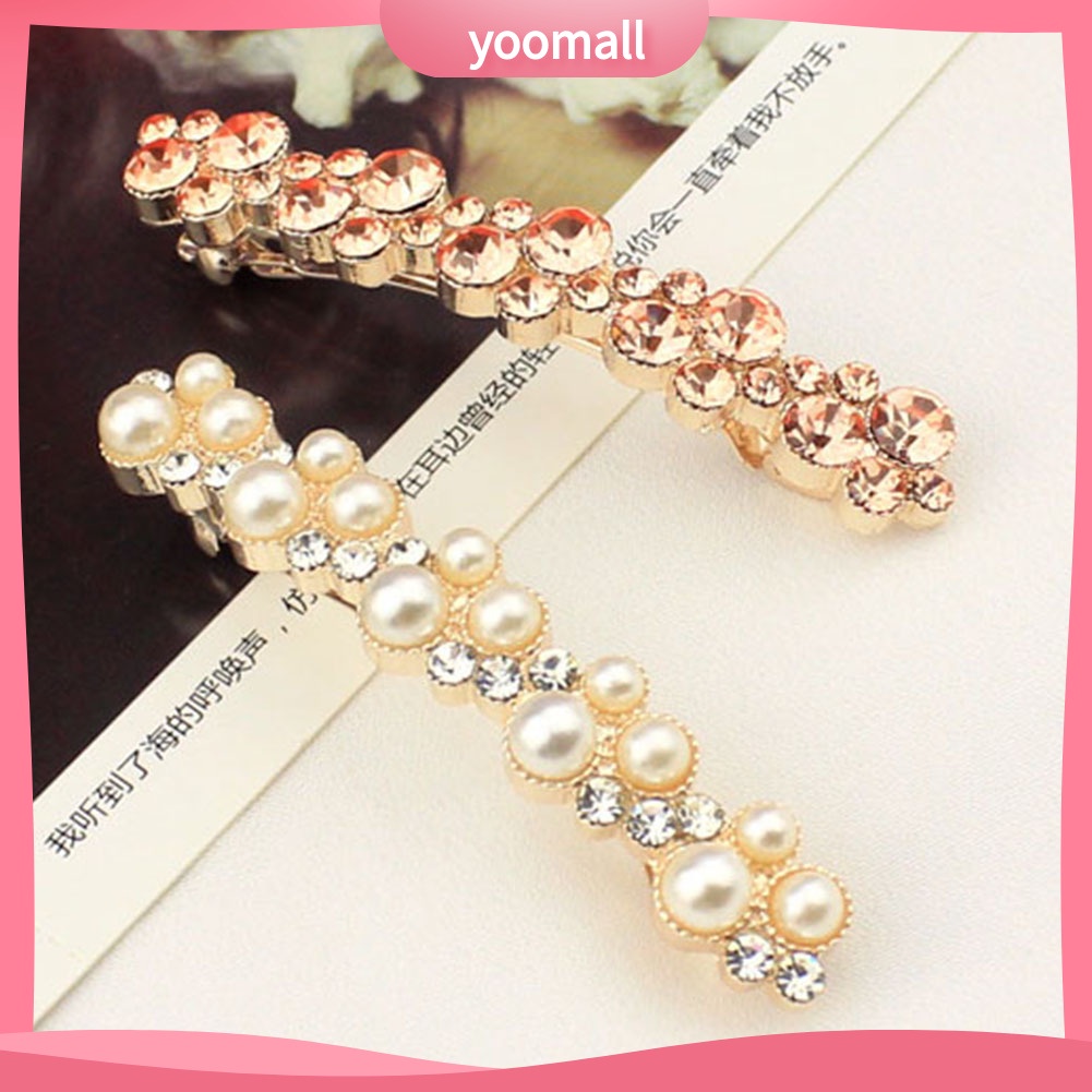 Kẹp Tóc Đính Ngọc Trai Giả Thời Trang Cho Nữ