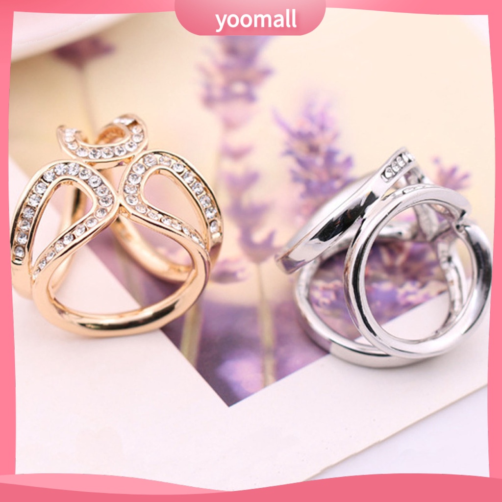 Kẹp Khăn Quàng Cổ Hình Tam Giác Đính Đá Trang Trí Đẹp Mắt