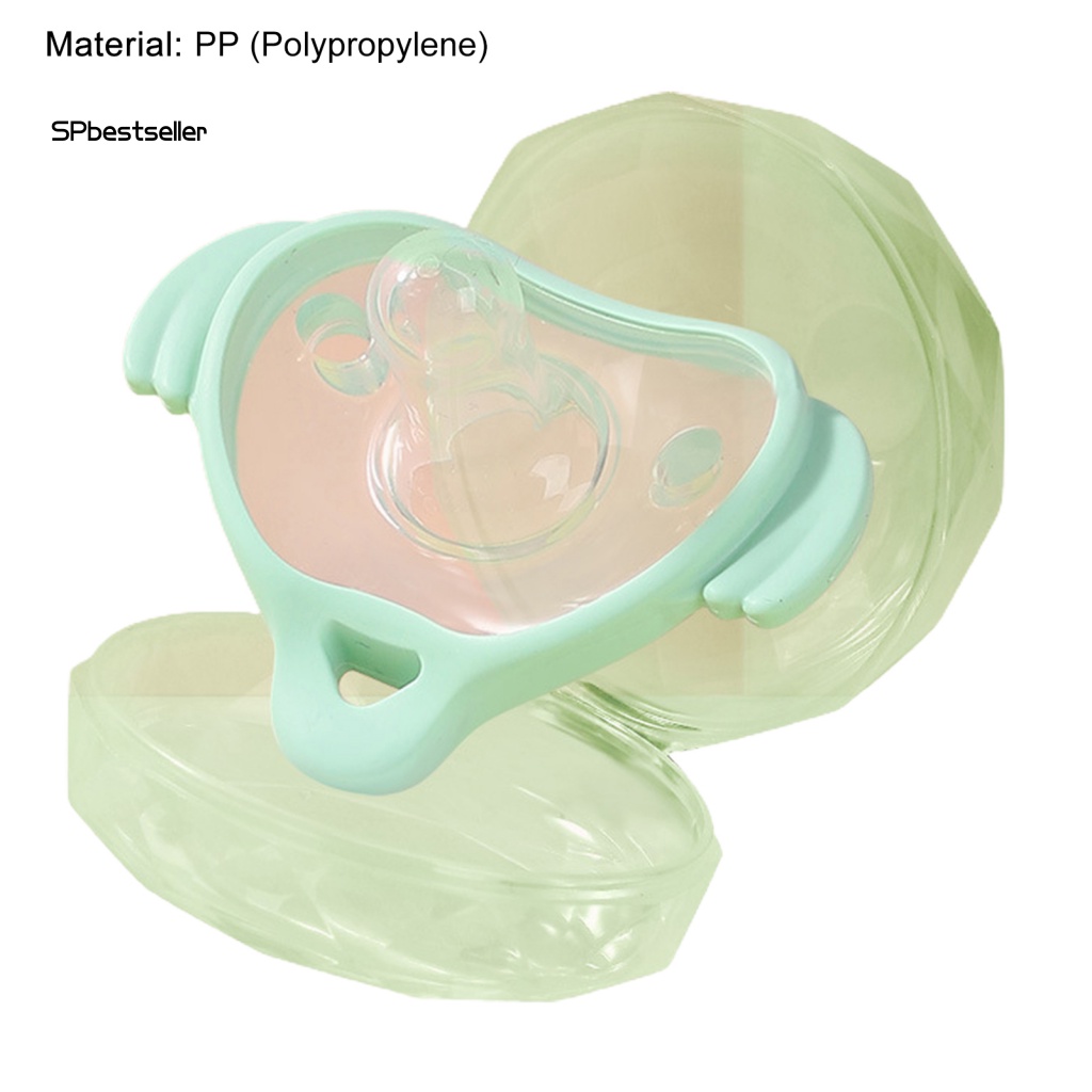 Núm Vú Giả 2 Màu Chịu Nhiệt Độ Cao Không BPA Cho Bé Sơ Sinh