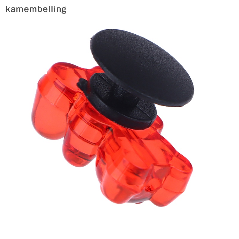 Kamembelling Set 2 Phụ Kiện Nút Nhựa Hình Gấu Hoạt Hình Màu Kẹo Trang Trí Giày Cho Bé Gái