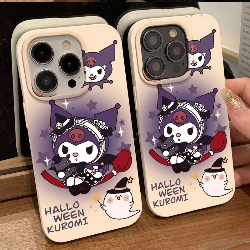 Ốp Điện Thoại Mềm Chống Sốc In Hình Quỷ Đen Đơn Giản Cho iPhone12 14pro1113 max 8pl 7 B9NU