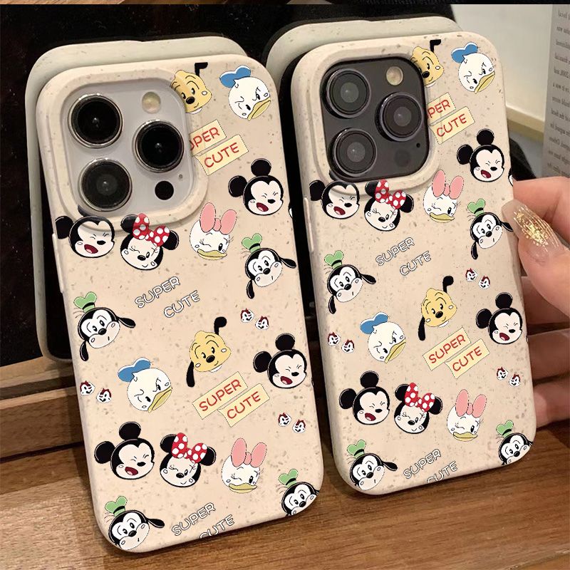 Ốp Điện Thoại Dẻo Họa Tiết Hoạt Hình Disney Dễ Thương Chống Sốc Cho iPhone12 plus 4YL1 13 714pro 11 8max