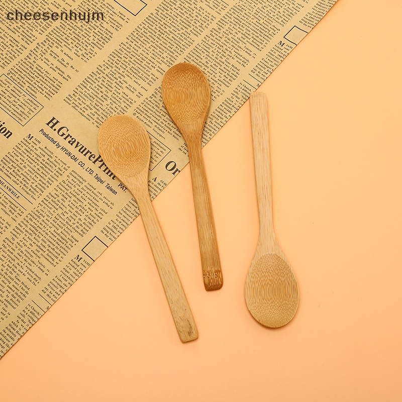 Muỗng Múc Canh / Trà / Cà Phê Bằng Tre Hình Tròn Tiện Dụng Cho Nhà Bếp