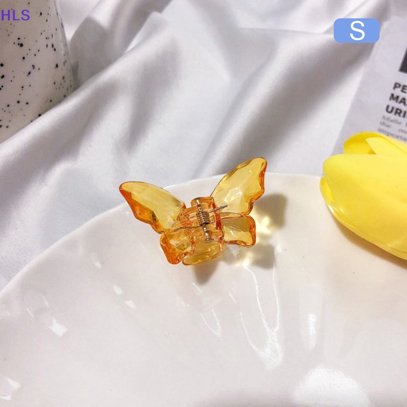 Kẹp Tóc Bướm Màu Laser Cực Quang Phong Cách Hàn Quốc Cho Nữ