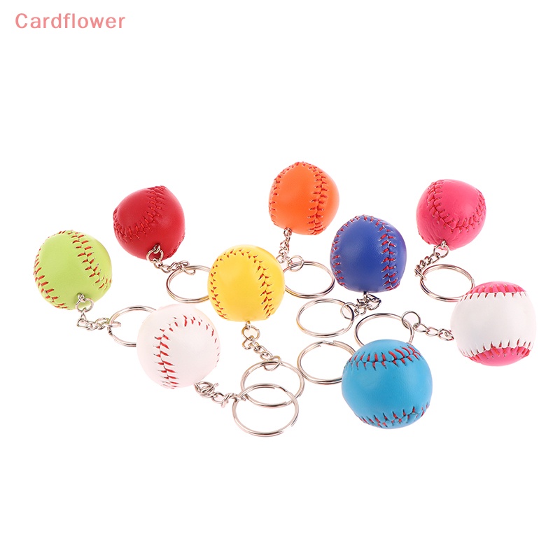 < Cardflower > Móc Khóa Bóng Chày Thời Trang Cá Tính Trang Trí Ba Lô Túi Xách Xe Hơi Quà Tặng Tốt Nhất Cho Bạn Trai