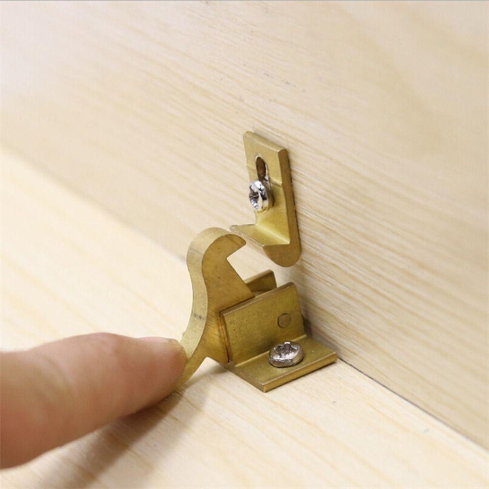 Khóa Cửa Dạng Đẩy Bằng Đồng Cổ Điển Tiếng Ồn Thấp