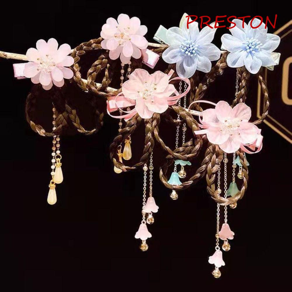 Kẹp Tóc Giả Hình Nơ Bằng Nhựa Resin Dễ Thương Cho Bé Gái