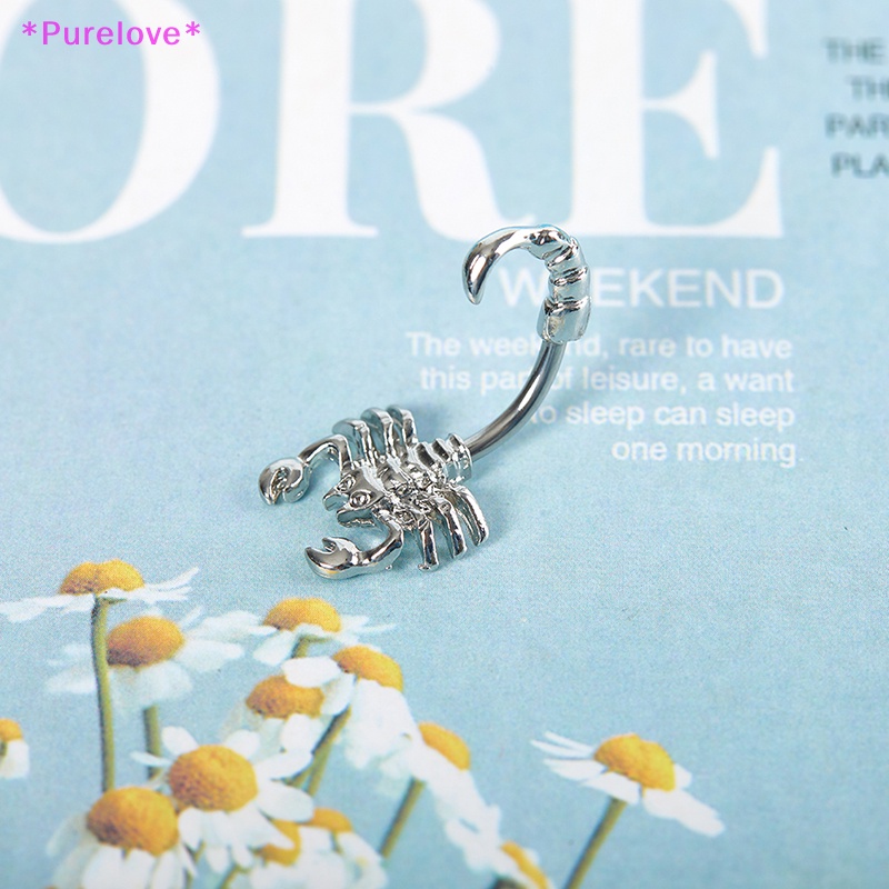 Khuyên Rốn Hình Bọ Cạp Đơn Giản Cá Tính Mới