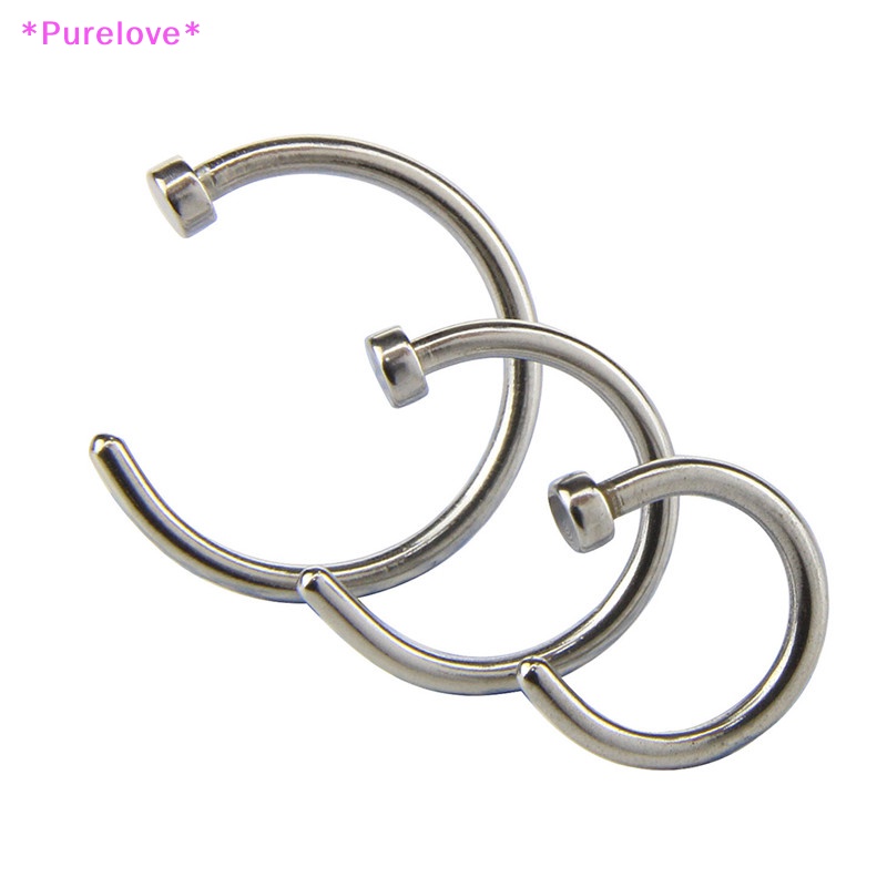 Set 14 Khuyên Mũi Bằng Thép Không Gỉ Cá Tính Thời Trang Mới