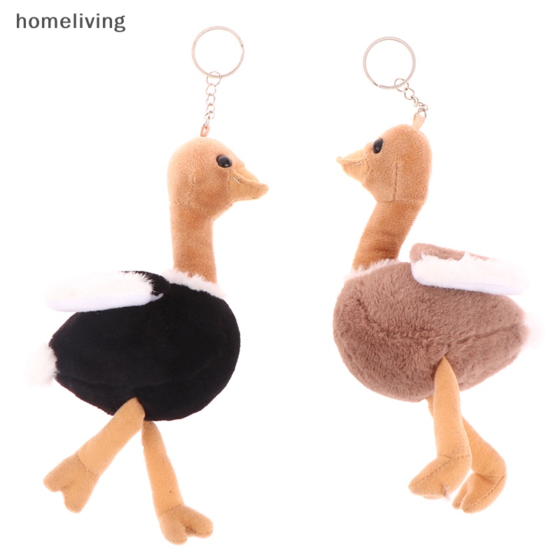 Móc Khóa Hình Đồ chơi nhồi bông Đà Điểu Đáng Yêu